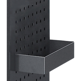 Materiaalbakje voor geperforeerd paneelsysteem, B 300 x D 125 x H 65 mm