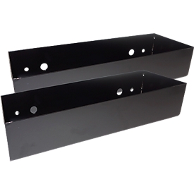 Materiaalbakken voor staalbandafroller, 2 stuks
