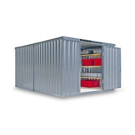 Material container Mod. 1340, galvanized, disassembled, without floor