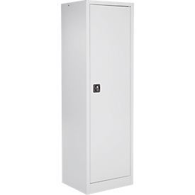 Materialschrank MS 2506, mit Schubladen, H 1935 mm, alusilber