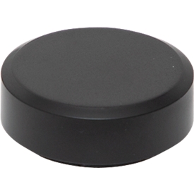 MAUL aimant MAULpro Recycling, rond, avec bord à facettes, force d'adhérence jusqu'à 0,6 kg, Ø 29 mm, 85 % plastique recyclé laqué, noir, 20 pièces