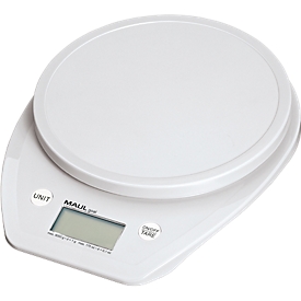 MAUL brievenweegschaal MAULgoal, digitaal, werkt op batterijen, Weegbereik 5000 g, wit