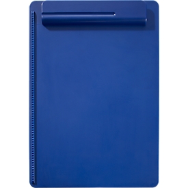 MAUL clipboard, DIN A4, plastic, with pen holder, blue