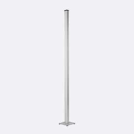MAUL Lampe à LED sur colonne MAULpino colour vario, 15 W, 2015 lm, 2700-6500 K, intensité lumineuse variable, H 1432 mm, argenté