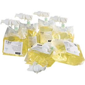 MAUL MaulCare Schaumseife Nachfüllung 6 x 1000 ml, pH-hautneutral, vegan, farbstofffrei, rückfettend, EU-Ecolabel, kompatibel MAULcare