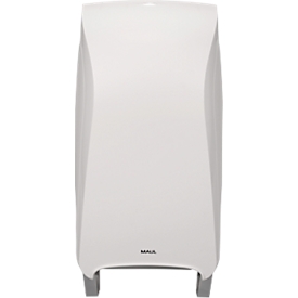 MAUL MaulCare toiletroldispenser 95312 voor dubbele rollen, aanraakvrije verwijdering, remfunctie, afsluitbaar, ABS, capaciteit tot 900 vellen