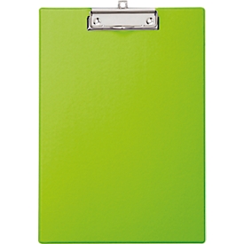 MAUL Planchette à pince avec film de protection, DIN A4, avec oeillet de suspension, 319 x 229 x 13 mm, vert clair