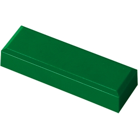 MAUL rectangular magnets, 53 x 18 x 10 mm, 20 pieces, green