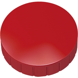 MAUL Solidmagnete, ø 32 x 9,6 mm, 10 Stück, rot