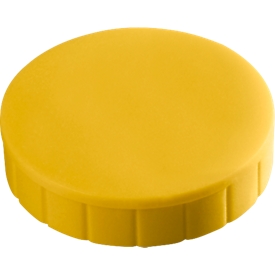 MAUL Solidmagnete, ø 38 x 15,5 mm, 10 Stück, gelb