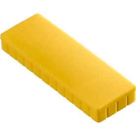 MAUL Solidmagnete, 54 x 19 mm, 10 Stück, gelb