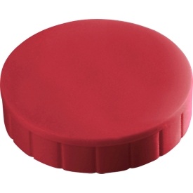 MAUL solidmagneten, Ø 20 x 7,5 mm, 10 stuks, rood