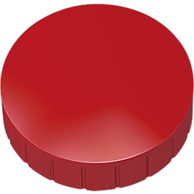 MAUL solidmagneten, Ø 32 x 8,5 mm, 10 stuks, rood