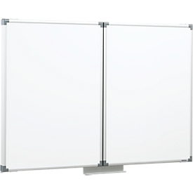 MAUL whiteboard inklapbaar, 2 vleugels, 1200 x 1000 mm