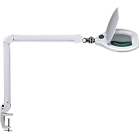 MAULcrystal LED magnifier lamp, infinitely dimmable