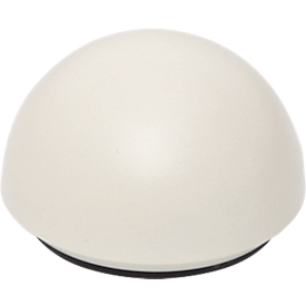 MAULmagneet MAULpro Recycling, halve bol, kleefkracht tot 0,6 kg, Ø 30 x H 20 mm, 85% gerecycled kunststof gecoat, wit, 10 stuks