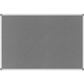 MAULstandard Pinboard, Textil, 600 x 900 mm, grau