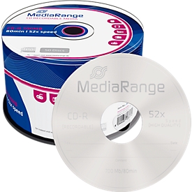 MediaRange CD-R 700MB per 50 st. cakebox