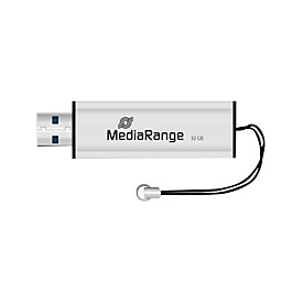 MEDIARANGE MR916 - 32 Go - USB Type-A - 3.2 Gen 1 (3.1 Gen 1) - 70 Mo/s - Slide - Noir - Argent