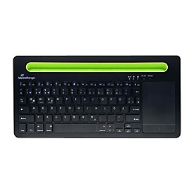MEDIARANGE MROS131 - Tastatur - kompakt - mit Touchpad, Telefonhalter