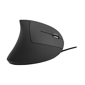 MediaRange MROS230 - Vertikale Maus - ergonomisch - Für Rechtshänder - optisch - 6 Tasten
