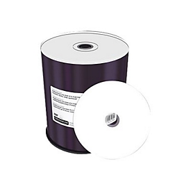 MediaRange Professional Line - 100 x CD-R - 700 MB (80 Min) 52x - weiß - bedruckbare Fläche für Thermo-Retransfer - Brick