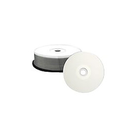 MediaRange Professional Line - 25 x BD-R HTL Type - 25 GB 4x - weiß - mit Tintenstrahldrucker bedruckbare Oberfläche, bedruckbare Fläche für Thermo-Retransfer - Spindel