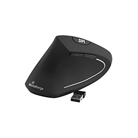 MediaRange - vertikale Maus - 2.4 GHz - Schwarz