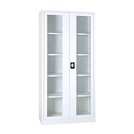 Medicine cupboard, lockable, 4 height adjustable shelves
