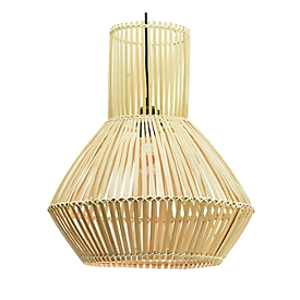 meet by Paperflow CARINA ceiling light, bamboo, Ø 410 mm, E27 base, natural