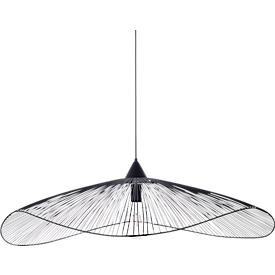 meet by Paperflow ceiling light VAGALA, Ø 1000 mm, metal housing, black