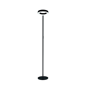 meet by Paperflow Cilaos Stehleuchte, LED, dimmbar, H 1,90 m, schwarz, inkl. Fernbedienung