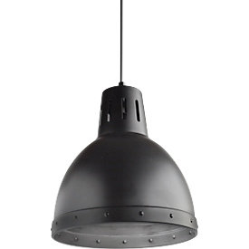 meet by Paperflow CYNTHIA plafondlamp, Ø 230 mm, metalen behuizing, E27, zwart