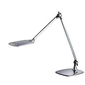 meet by Paperflow JIM LED-Tischleuchte silber/silber, 860 lm, 3-Farben-CCT, Sensor, Gelenkarm