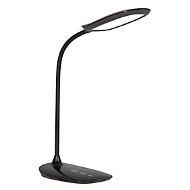 meet by Paperflow LEON LED lampe de table noir, 800 lm (1000 lux), bras flexible, mode CCT 3 couleurs