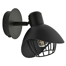 meet by Paperflow Paros wall light black, metal, 145×190×155 mm, E14 socket, mains operation