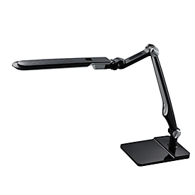 meet by Paperflow SANA Lampe de bureau LED noire, 550 lm, bras articulé, CCT 3 couleurs, ABS+aluminium