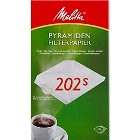 Melitta Pyramiden-filterpapier 202S, 100 stuks