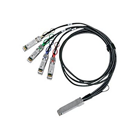 Mellanox LinkX - 100GBase-CU Kabel zur direkten Befestigung - QSFP28 zu QSFP28 - 3 m - SFF-8402/SFF-8665/SFF-8636/IEEE 802.3by - halogenfrei, passiv