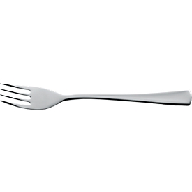 Menu forks Stockholm, stainless steel, mirror polished, chrome silver, 12 pieces