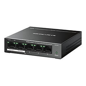 Mercusys MS105GP V1 - Switch - 5 x 10/100/1000 (4 PoE+) - Desktop, wandmontierbar - PoE+ (65 W)