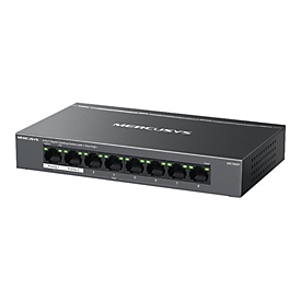 Mercusys MS108GP V1 - Switch - 8 x 10/100/1000 (7 PoE+) - Desktop, wandmontierbar - PoE+ (65 W)