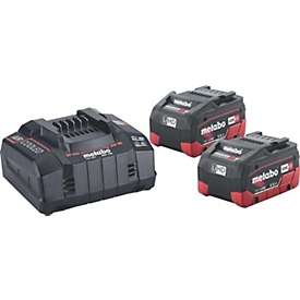 Metabo Akku-Set Basic 5,5 LiHD, 18 V, 2x5,5 Ah, Ultra-M-Technologie, kompatibel seit 2009