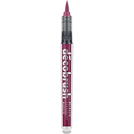 Metallic Marker Karin Déco Brush, für schwarze & weisse Oberflächen, lichtbeständig, permanent, 1 Stück, pink