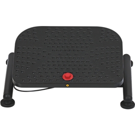 MeyChair Fußstütze, ESD-leitfähig, höhen- und neigungsverstellbar, B 420 x T 320 mm, schwarz