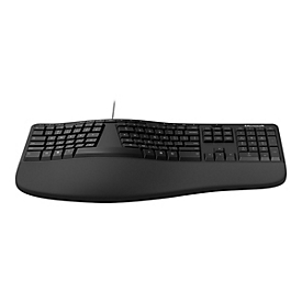 Microsoft Ergonomic Keyboard - Tastatur - USB - GB - Schwarz