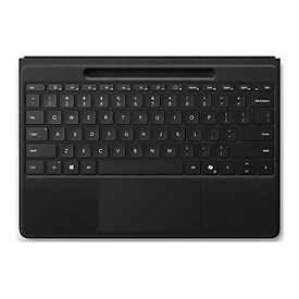 Microsoft Surface Pro Flex Keyboard - Tastatur - mit Touchpad, Beschleunigungsmesser, Surface Slim Pen 2 Ablage- und Ladeschale - hinterleuchtet - kabellos - Bluetooth LE - Schwarz - für Microsoft Surface Pro 8, Pro 8 for Business, Pro 9, Pro 9 fo...