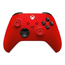 Microsoft Xbox Wireless Controller - Game Pad - kabellos - Bluetooth - Pulse Red - für PC, Microsoft Xbox One, Android, Microsoft Xbox Series S, Microsoft Xbox Series X, iOS
