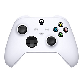 Microsoft Xbox Wireless Controller - Game Pad - kabellos - Bluetooth - weiß - für PC, Microsoft Xbox One, Microsoft Xbox One S, Microsoft Xbox One X, Microsoft Xbox Series X