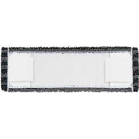 Microvezelmop Dust Killer Grey, breedte 400 mm, m. pockets en flappen, set van 5 stuks